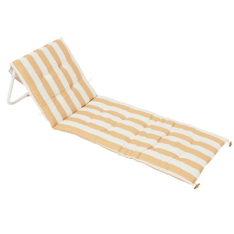 Sunnylife Foldable Outdoor Chair â€” Reclining Beach Chair for Adults with Carry Bag, Adjustable Backrest, Water-Resistant Canvas, 220 lbs | Mango Bay - Image 1