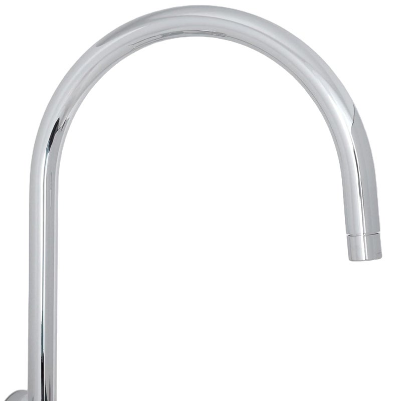 Jaquar LYRIC Series Wall Mounted Swinging Spout HOT and COLD SINK MIXER Chrome TWIN SIDE LEVER Brass Body Water TapFaucetCock for BathroomKitchen Wash Basin LYRCHR38309 - Image 3