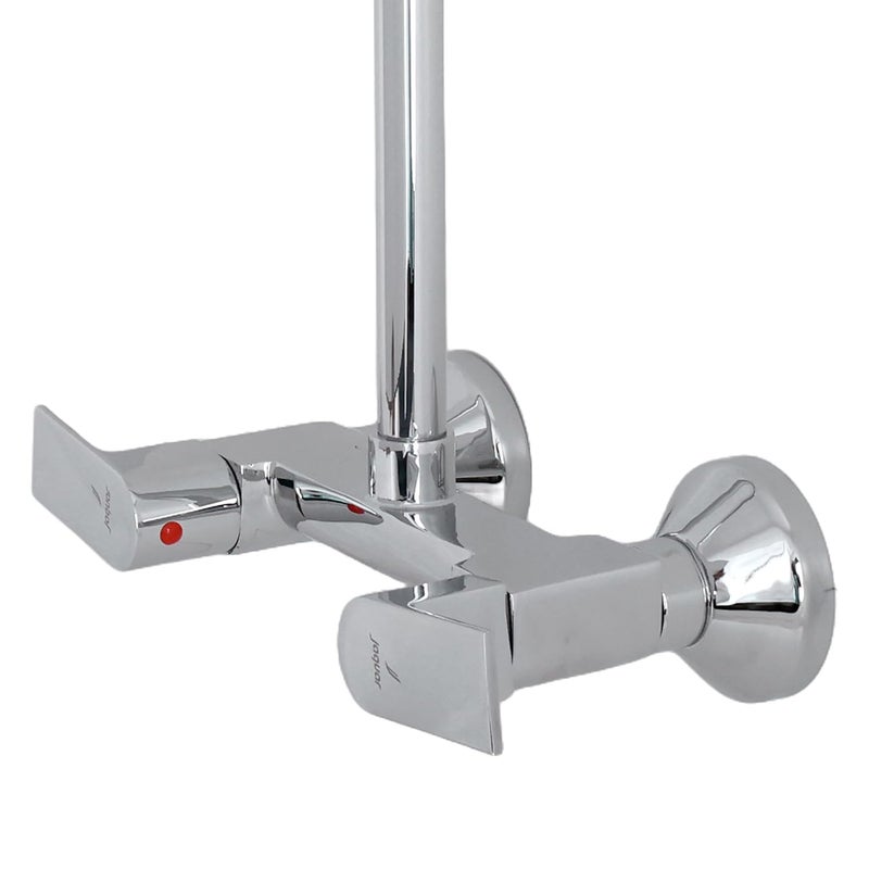 Jaquar LYRIC Series Wall Mounted Swinging Spout HOT and COLD SINK MIXER Chrome TWIN SIDE LEVER Brass Body Water TapFaucetCock for BathroomKitchen Wash Basin LYRCHR38309 - Image 2