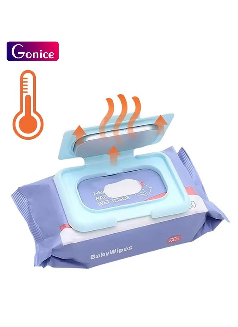 Gonice USB Mini Portable Baby Wipe Warmer and Baby Wet Wipes Dispenser Holder Reusable Baby Wipes Heater for Newborn Travel  - Image 1