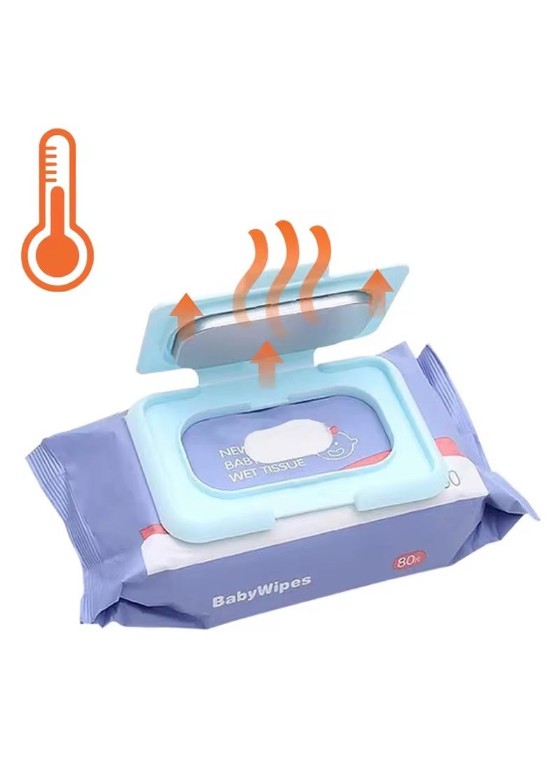 Gonice - USB Mini Portable Baby Wipe Warmer and Baby Wet Wipes Dispenser Holder Reusable Baby Wipes Heater for Newborn Travel - Image 1