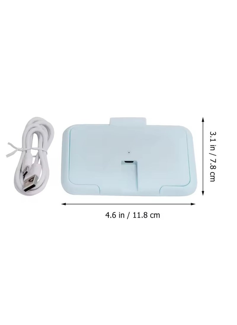 Gonice - USB Mini Portable Baby Wipe Warmer and Baby Wet Wipes Dispenser Holder Reusable Baby Wipes Heater for Newborn Travel - Image 1