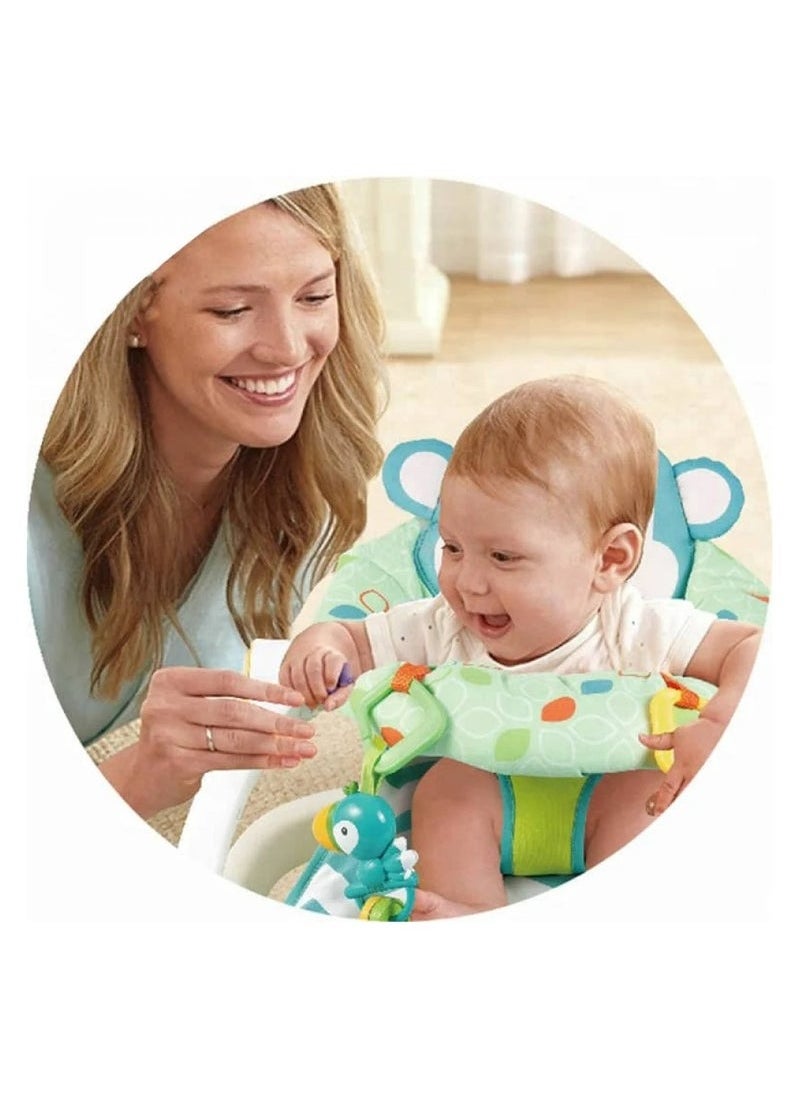 BLOOMING TIME Sit Me Up Monkey Floor Baby Activity Play Seat with Toys  - Image 2
