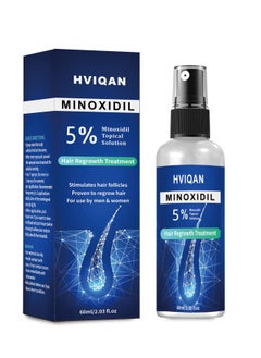 5% Minoxidil Hair Growth Spray For Men and Women 60Ml Hair Regrowth Treatment Serum For Stronger Thicker Longer Hair Help to Stop Thinning and loss hair