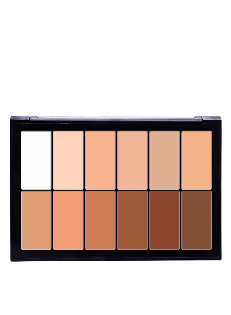 Future Makeup MULTIUSO 12 Color Contour Cream Palette – FU801 - Image 1