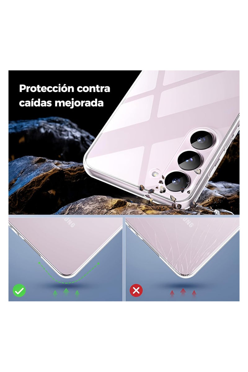 Samsung Galaxy A16 4G / A16 5G Case, Slim Clear Silicone Camera Protector, Soft Flexible Gel Shockproof Anti-Yellowing, Compatible with A 16 6.7 inch 2024 - Image 3