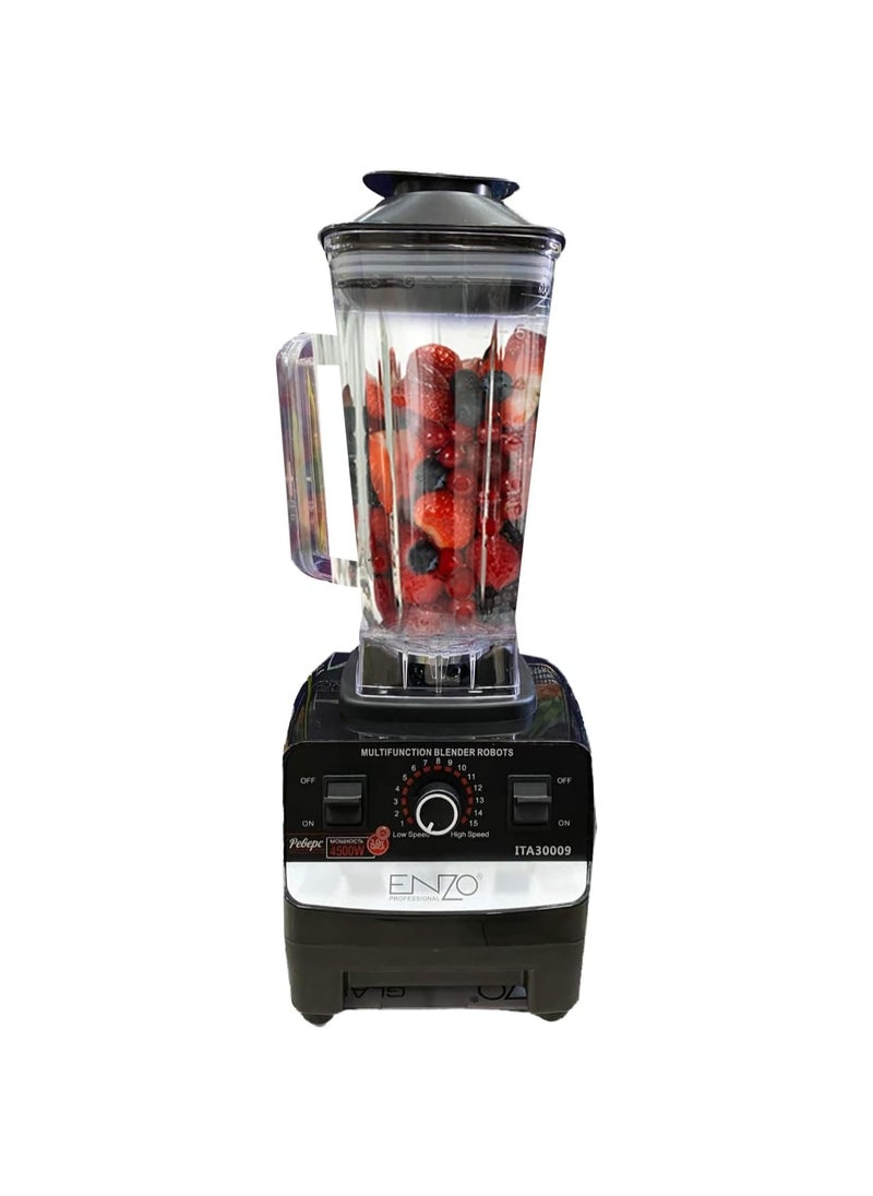 ENZO Enzo 2 in 1 Blender and Food Processor, 10,000 Watt, 2 Liters, Multifunctional Grinder, 15 Speeds  - Image 4