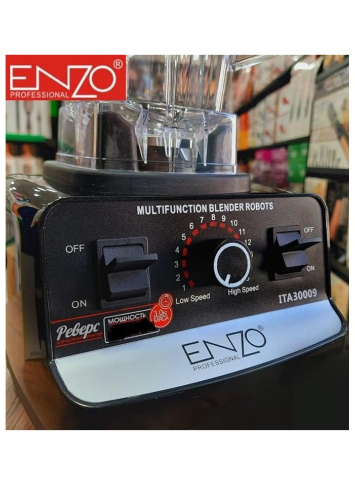 ENZO Enzo 2 in 1 Blender and Food Processor, 10,000 Watt, 2 Liters, Multifunctional Grinder, 15 Speeds  - Image 5