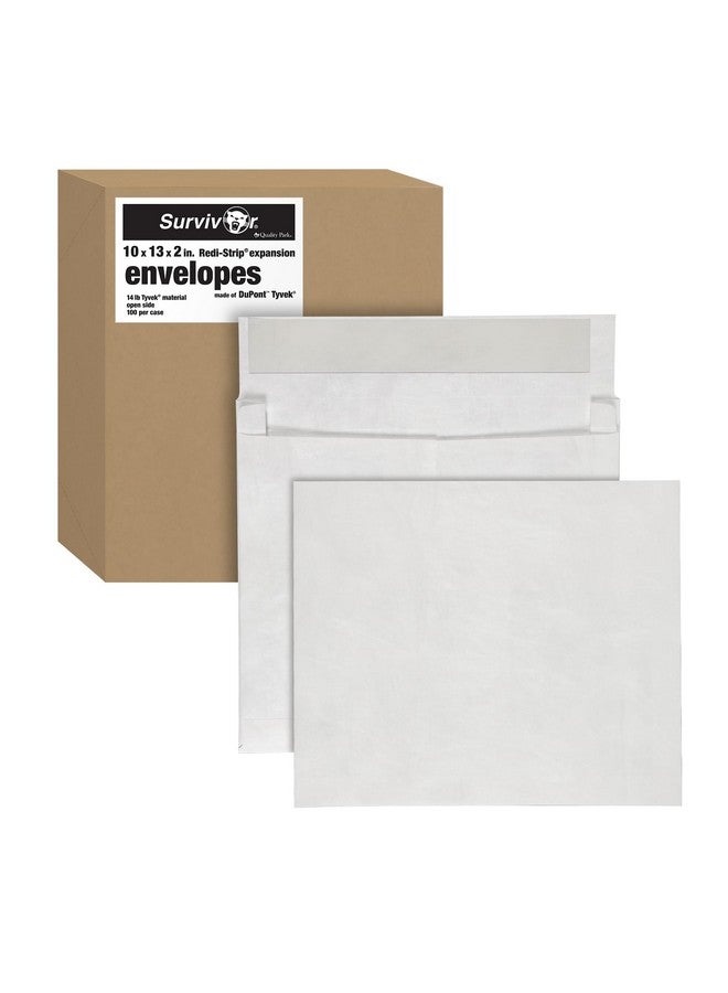 Quality Park Selfseal Light Weight Expansion Envelopes White 10 X 13 X 2 - Image 1