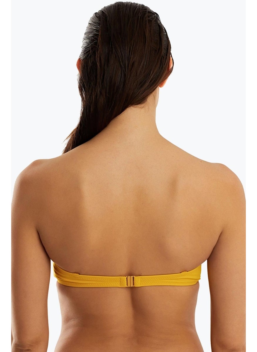Ayyıldız 63547 Yellow Minimizer Bikini Top  - Image 2