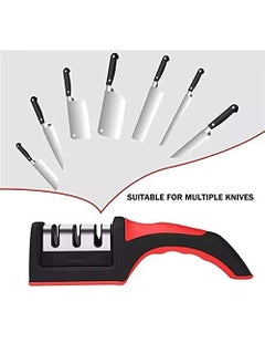 Gopinath Autolink Gopinath Autolink Professional Knife Sharpener Premium Two Stages Manual Knife Sharpener with NonSlip and Ergonomic Design Multi Color  - Image 3