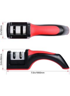 Gopinath Autolink Gopinath Autolink Professional Knife Sharpener Premium Two Stages Manual Knife Sharpener with NonSlip and Ergonomic Design Multi Color  - Image 2
