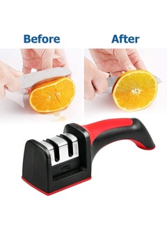 Gopinath Autolink Gopinath Autolink Professional Knife Sharpener Premium Two Stages Manual Knife Sharpener with NonSlip and Ergonomic Design Multi Color  - Image 4