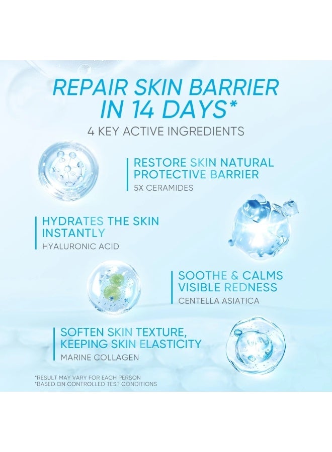 SKINTIFIC SKINTIFIC Velvet Matte Duo: Perfect Stay Cushion 03 PETAL + SKINTIFIC Moisturizing Cream , Face Moisturizer for All Skin ,Facial Creams with Hyaluronic Acid and 5X Ceramides, Fragrance Free Non-Comedogenic - Image 5