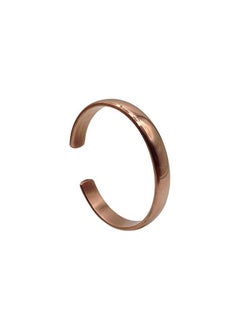 Generic Classic Simple Soft Energy Bracelet for Men Women Magnetic Pure Red Copper  - Image 1