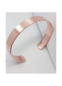 Generic Classic Simple Soft Energy Bracelet for Men Women Magnetic Pure Red Copper  - Image 2