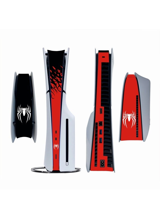 Suitable For PS5 Slim Middle Strip Sticker PS5 Slim Middle Strip Cartoon Sticker Matt Film Scratch-resistant Glue-Color:Coral P5SCBQB-0079 - Image 2