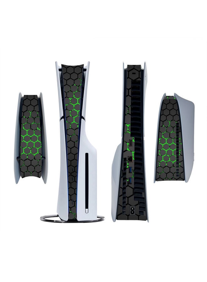 Suitable For PS5 Slim Middle Strip Sticker PS5 Slim Middle Strip Cartoon Sticker Matt Film Scratch-resistant Glue-Color:Coral P5SCBQB-0079 - Image 5