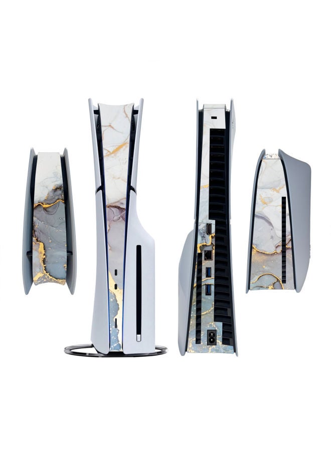 Suitable For PS5 Slim Middle Strip Sticker PS5 Slim Middle Strip Cartoon Sticker Matt Film Scratch-resistant Glue-Color:Coral P5SCBQB-0079 - Image 4