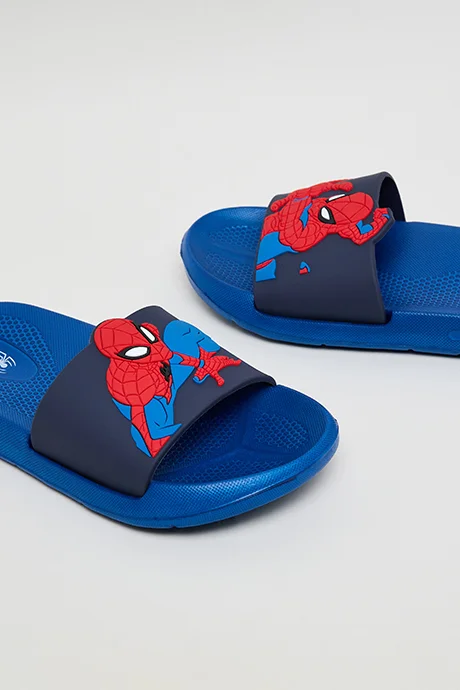 R&B Spider-Man Embossed Slides