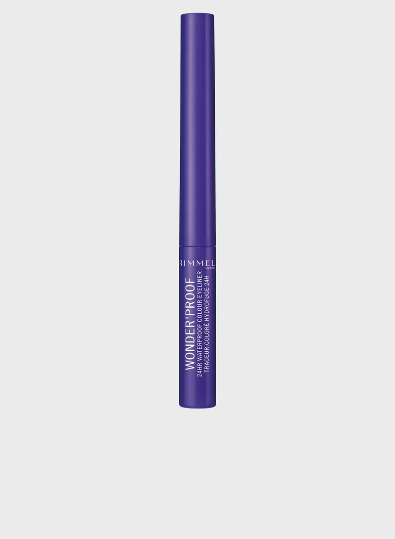 RIMMEL LONDON Rimmel Wonder'Proof 24HR Colour Eyeliner – 004 – Deep Purple, 6.7g