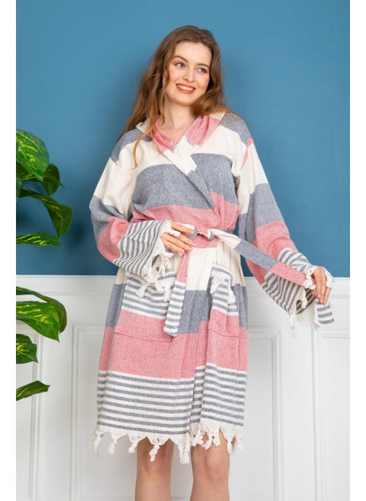 Hierapolis Home Tex Fringed Peshtemal Bathrobe