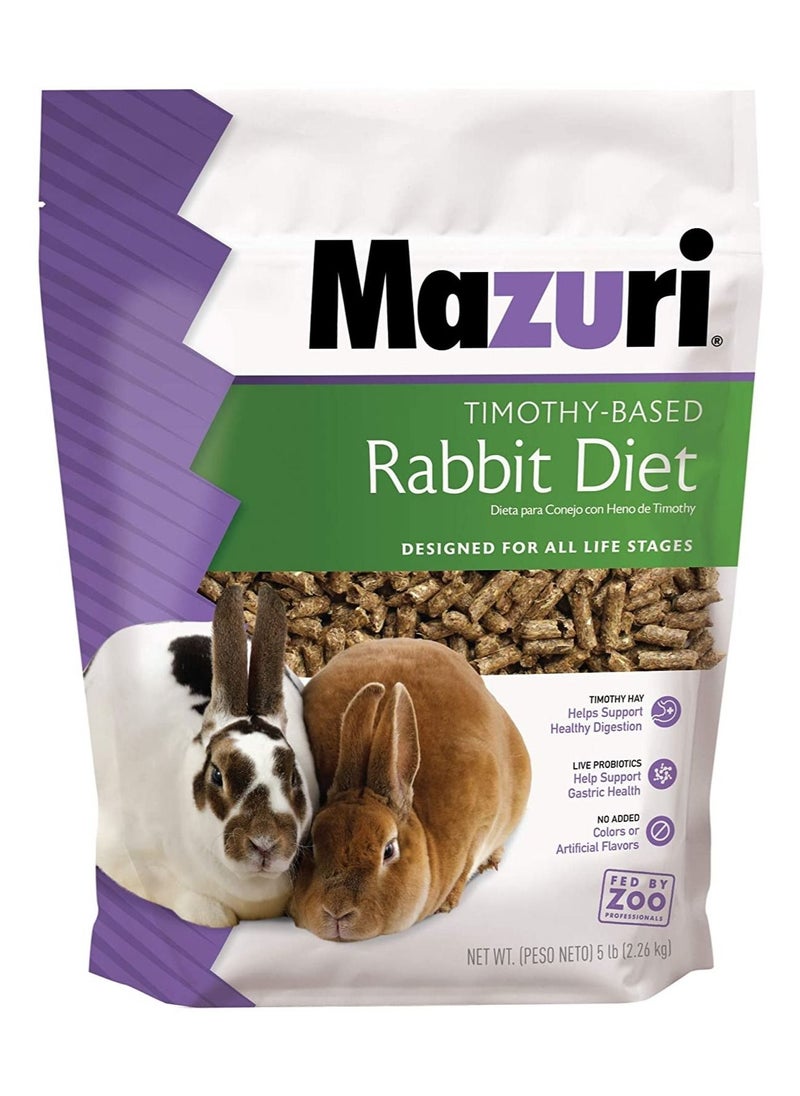 Mazuri - Mazuri Timothy-Based rabbit food diets, 2.26 Kg - Image 1