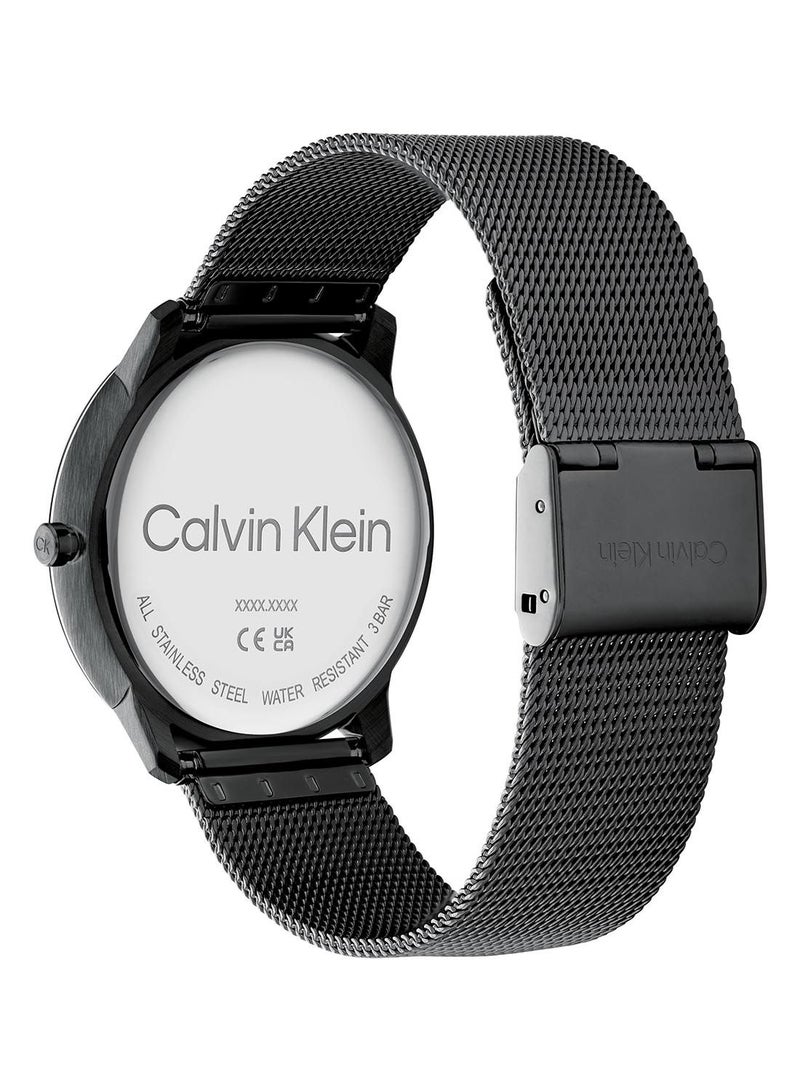 CALVIN KLEIN ساعة أيكونيك ميش للجنسين 40 ملم من الستانلس ستيل 25200028 - Image 3