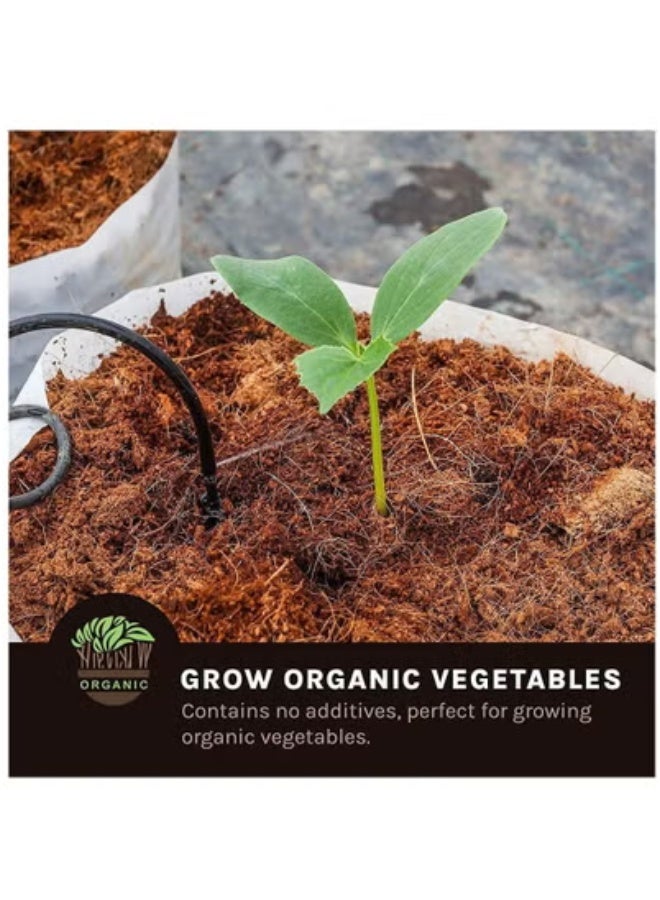 vsell24 3 kg Bio Loose Cocopeat For Indoor And Outdoor Plants High Quality Medium Growing Coco Peat Made In UAE - Image 4