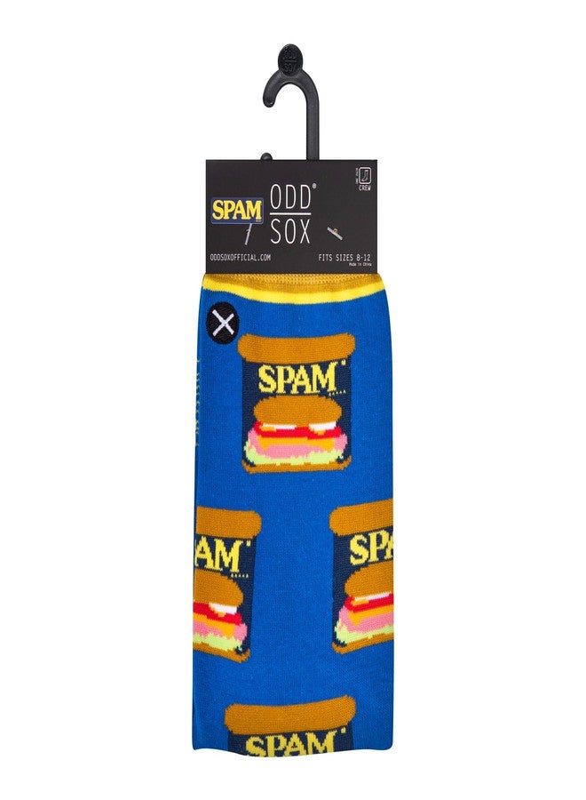 Odd Sox جوارب Odd Sox الرجالية المضحكة ذات التصميمات المبتكرة والمزينة برسومات طعام ووجبات خفيفة، من مجموعة Spam Crew، مقاس كبير للبالغين - Image 5