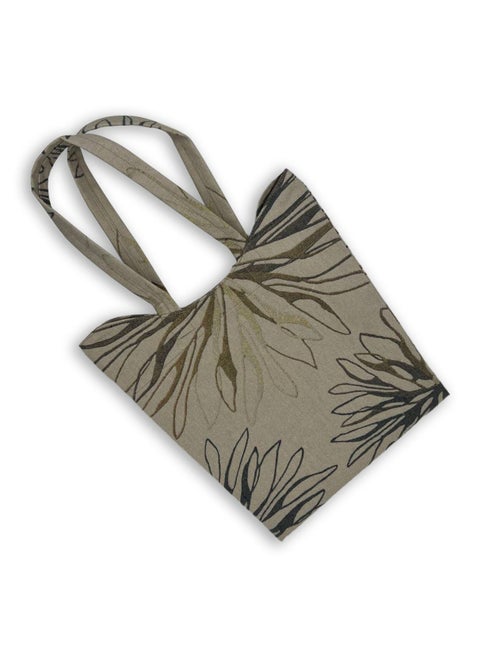 Tree Leaves Casual Printed Linen Tote Bag W230018A