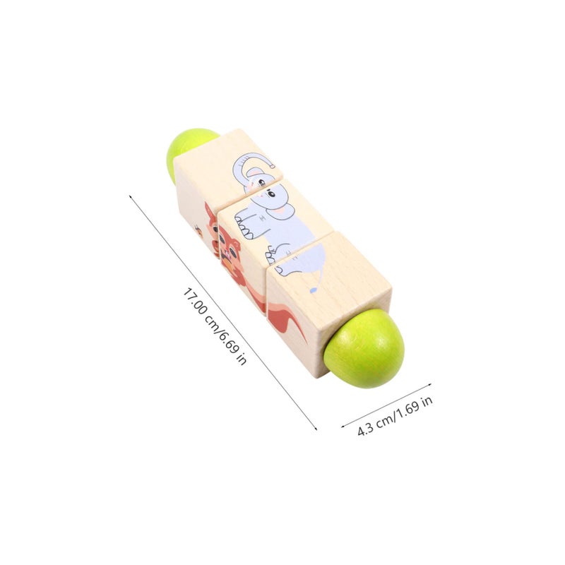Beech Wood Rotating 3D Puzzle Enhances Cognitive Skills And Safe Learning - Image 3