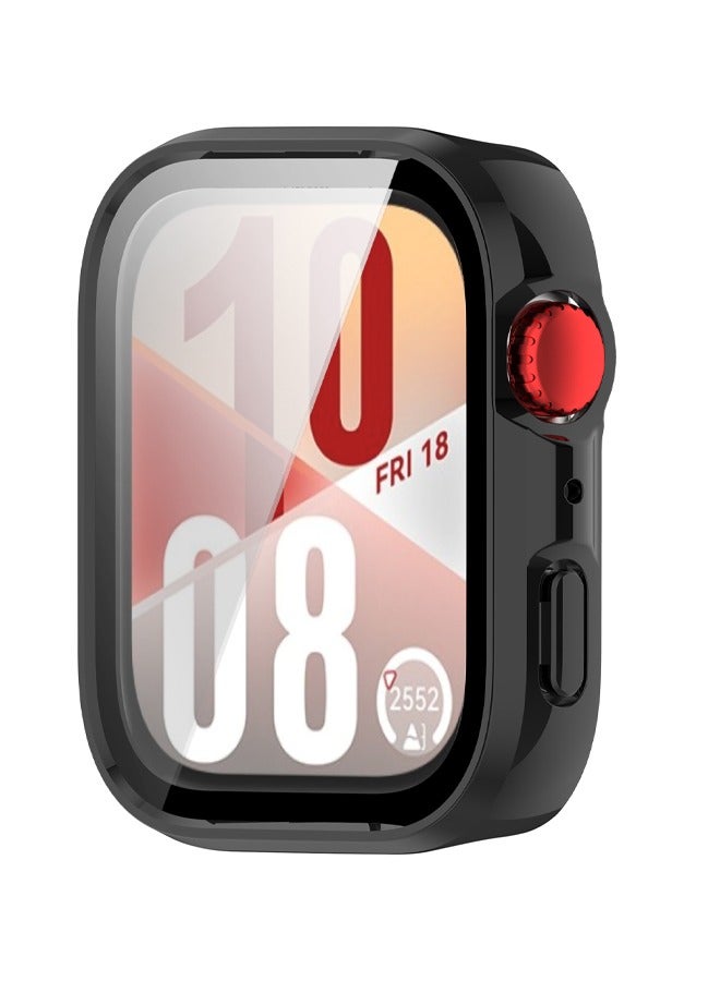 روكاوات حالة متوافقة مع Huawei Watch Fit 4 Watch Glass Film Film Hard Plastic Frame Huawei Watch Fit 4 Watch Case - Image 4