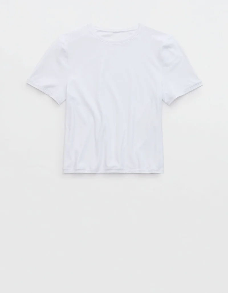 Aerie  Aerie SMOOTHEZ Short Sleeve Crew T-Shirt for Women | Best Price UAE