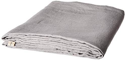 Baloo 100% French Linen Duvet Cover for Weighted Blanket (Dove Grey - 42"x72" - Throw Size) | Cooling, Soft & Durable | Certified European Flax® - Image 4