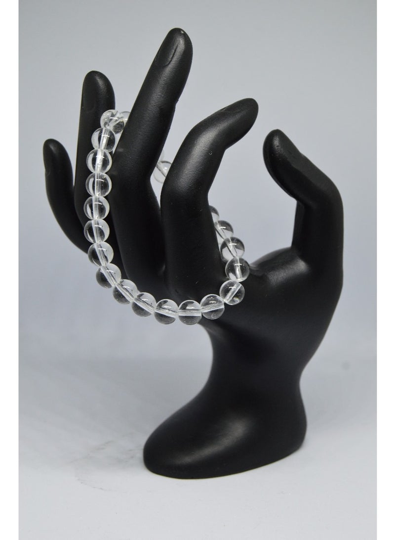 Clear Quartz Natural Stone Bracelet - Image 1