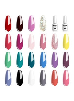 24 Pcs Soak Off Uv Led Gel Nail Polish Plain Range 22 Color Gel Polish & No Wipe Base And Top Coat Starter Gel Nail 02 - pzsku/ZC31584B44DD7BDE44A1BZ/45/_/1677914199/2bcad305-408d-4dd9-8ef8-96bacf062a19