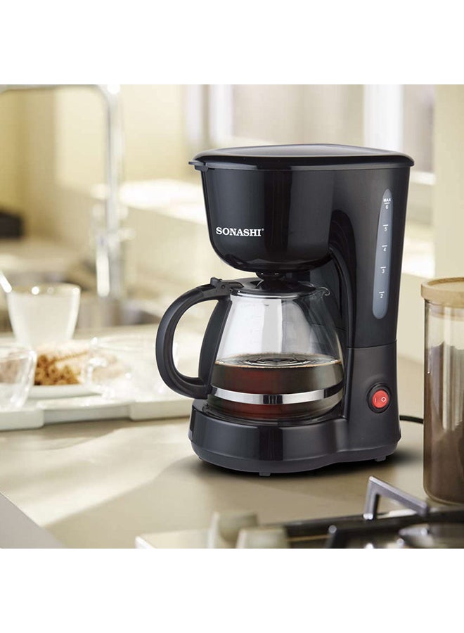 سوناشي ماكينة صنع القهوة بالتنقيط 0.75 لتراً 0.75 L 600 W SCM-4920 أسود - Image 2