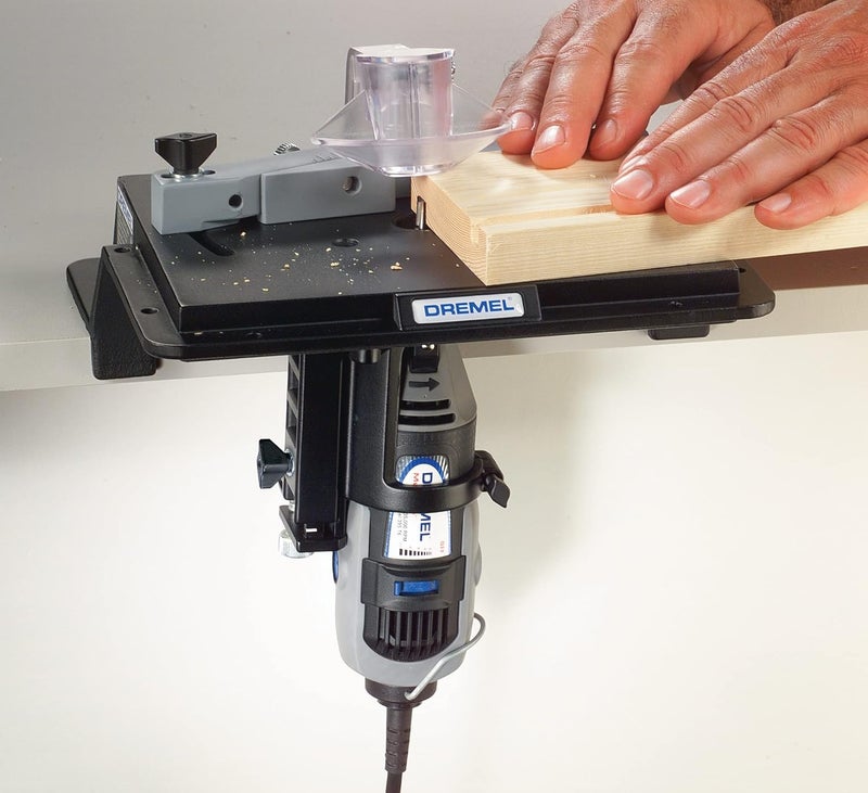DREMEL 231 أداة دوارة محمولة طراز شابير وطاولة راوتر - ملحق للأعمال الخشبية - مثالي للصنفرة، والتشكيل، وتقليم الحواف - Image 3