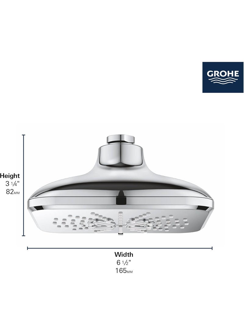 Grohe GROHE 267972430 Rainshower SmartActive Showerhead 175 GPM Triple Spray Matte Black  - Image 4