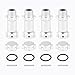 Rchobbytop 4pcs Aluminum 17mm Hex Adapter 30mm Extension Wheel Hub Drive Offset Width Extender with Antidust Cap Nuts for 18 RC On Road Car Off Road Truggy Truck Buggy Crawler Silver - Image 3