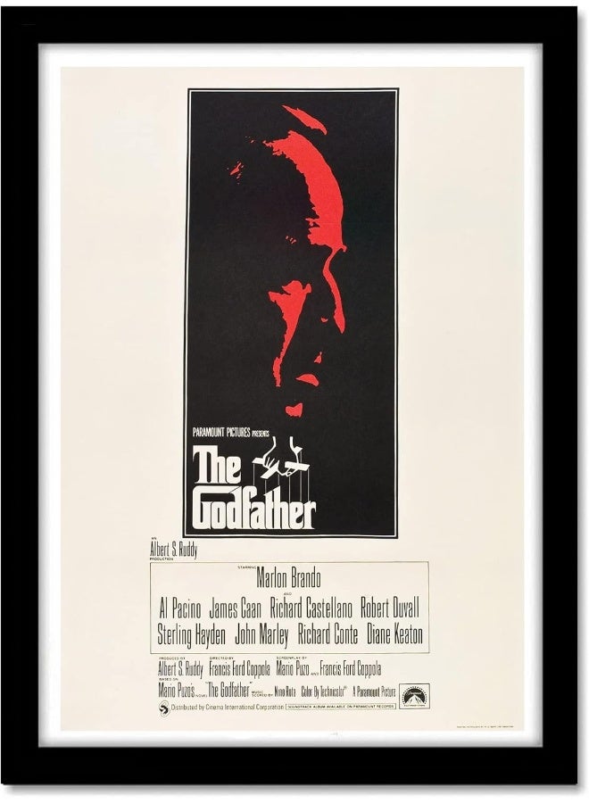 GRAY WALL Good Hope Godfather movie Framed Poster, Multicolour For Room & Office (10 Inch X 13 Inch, Framed) - Image 1
