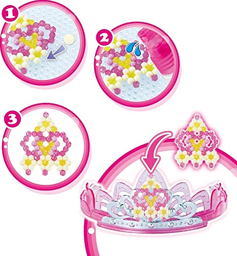 Aquabeads 3D Princess Tiara Set Arts Crafts Bead Kit for Children Design a 3D Wearable Princess Tiara - Image 5