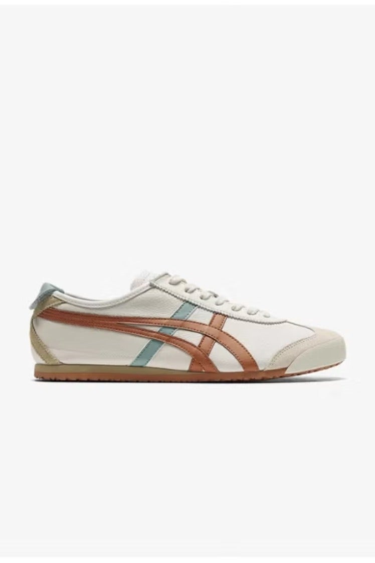 Onitsuka Tiger Mexico 66 Colorblock Sneakers Beige/Orange - Image 1