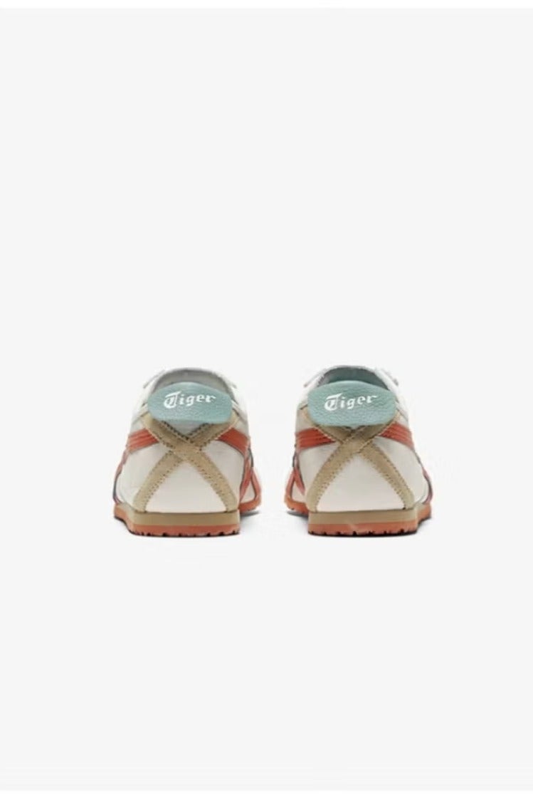 Onitsuka Tiger Mexico 66 Colorblock Sneakers Beige/Orange - Image 4