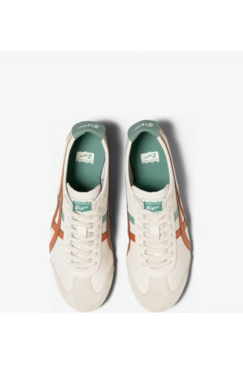 Onitsuka Tiger Mexico 66 Colorblock Sneakers Beige/Orange - Image 5