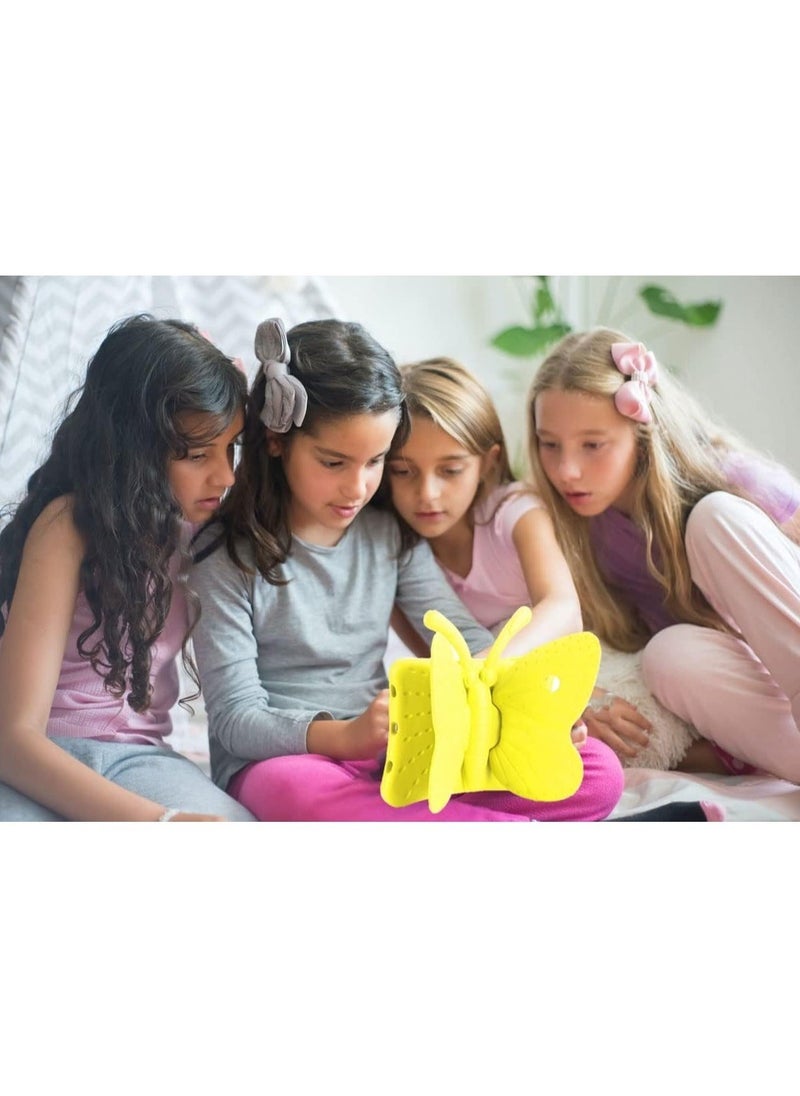 vesus iPad 6th Generation Case for Kids iPad 9.7 inch Case Light Weight Shockproof EVA Foam Protective Tablet Stand Cover Holder for Apple iPad Air/Air 2 iPad 9.7 2017 2018 Cute Butterfly - Image 5