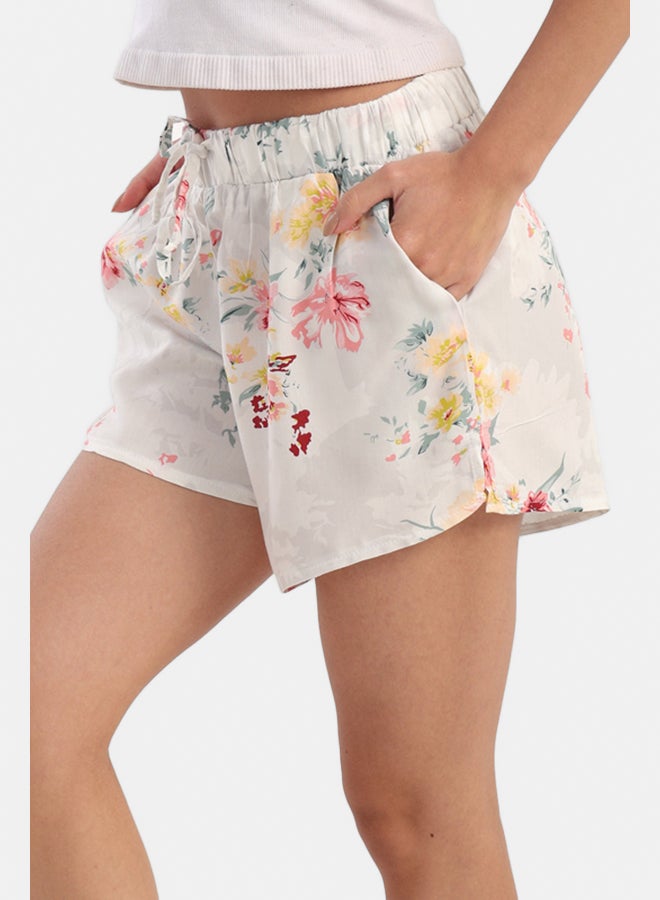Carina Floral Printed Pyjama Shorts - Image 2