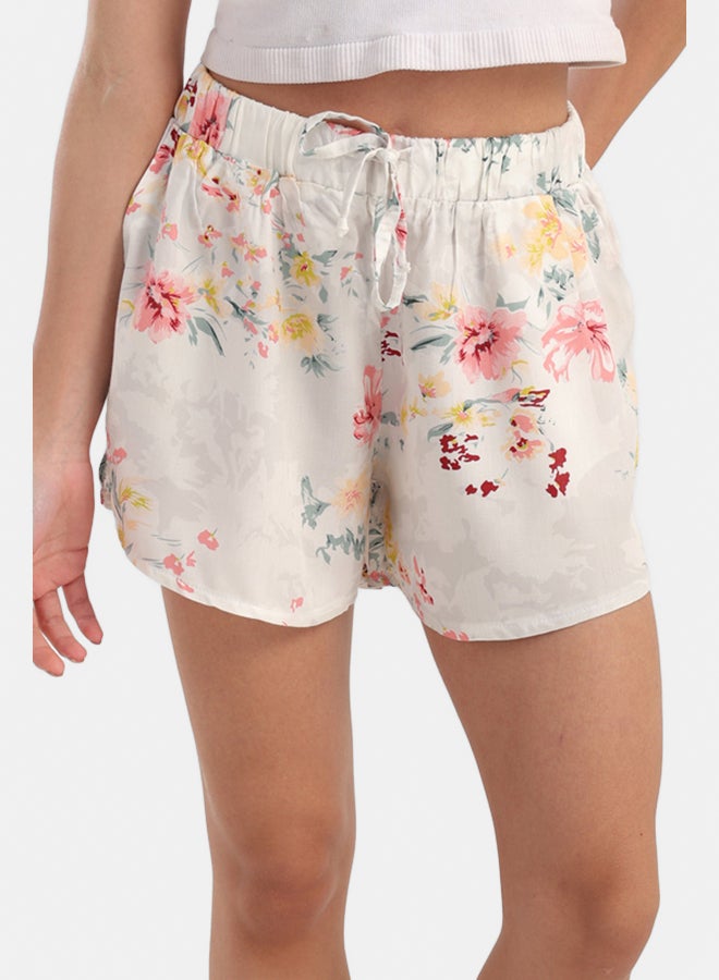 Carina Floral Printed Pyjama Shorts - Image 1