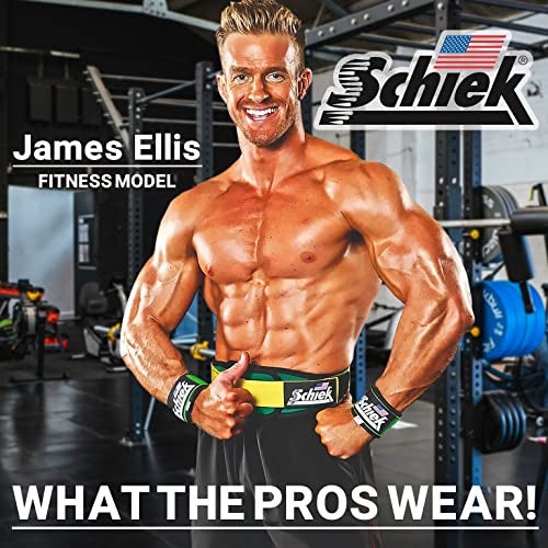 Schiek Sports Model 1000-DLS Deluxe Dowel Straps For Weight Lifting - Image 2